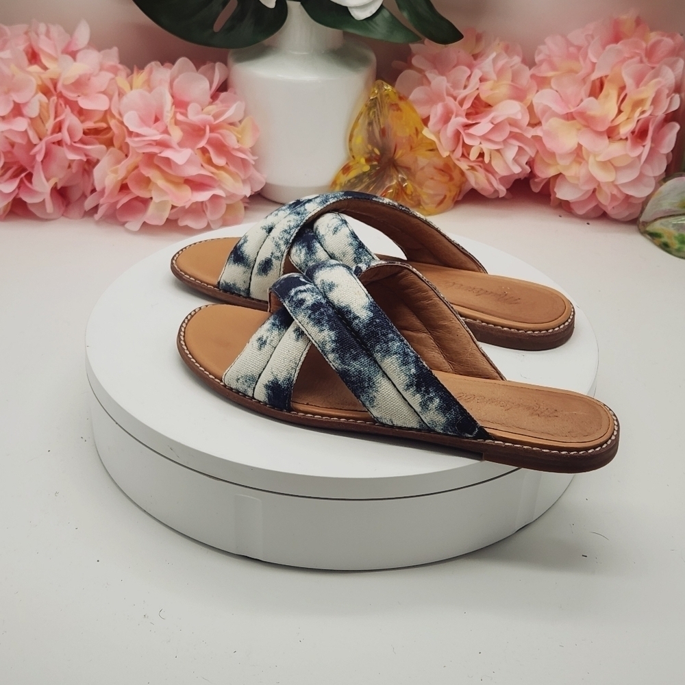 Madewell The Skyler Slide Sandal in Tie-Dye Sz 6.5 - Picture 3 of 14